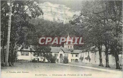 Nantua — Castelo de Pradon e o Signal — F. Vialatte, fot. Oyonnax