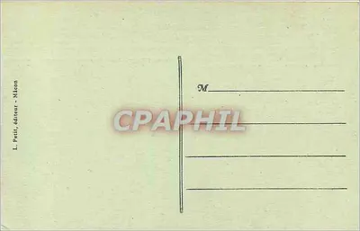 Vista Geral de TOURNUS (Tirnutium) — L. Petit, editor - Mâcon — Verso