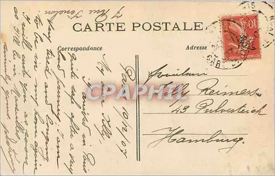 Paris — A Estação de Leste — C.M. n°179 — Verso