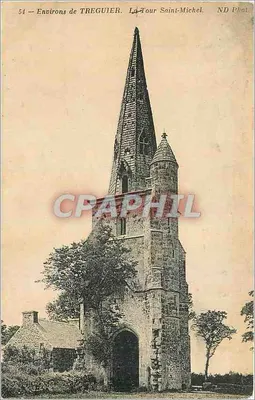 Ao redor de TREGUIER — A Torre Saint-Michel — ND Phot.