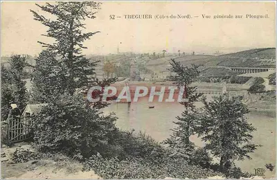 TREGUIER (Côtes-du-Nord) — Vista geral de Plonguiciel — n° 52