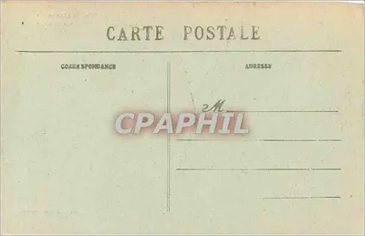 Brzeg Bretanii — Falę przechodzącą przez skały — Collection Villard, Oullians, n°6608 — Rewers