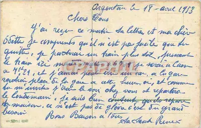 Papoulas amarelas — ilustração botânica — editor H.R.C. n° 6367 — Verso