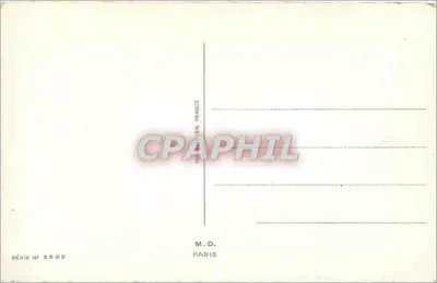 Kwiaty — ramka kwiatowa — M.D. Paryż, seria n° 5505 — Rewers