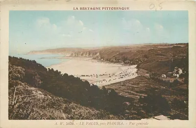 Le Palus, perto de Plouha — Vista geral — A.W. 5429