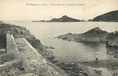 Plouha (C.-du-N.) — Port-Moguer — O Cais, a Ponta