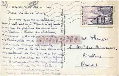Plaża Palus-P louha — Orléans — Société des Éditions Waron — Rewers