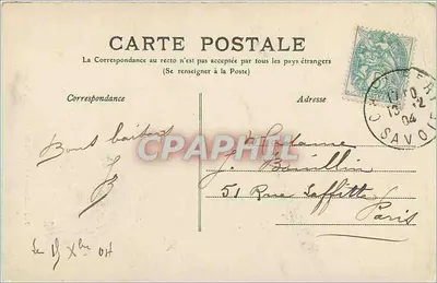 Gorges del Sierroz — Vicino ad Altk-Bains — Editore C. C. F. n°780 — Verso