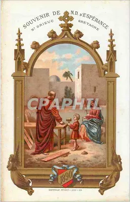 Saint-Brieuc — Najświętsza Panienka Nadziei — Początek XX wieku — Drukarnia Berthur Reine — n° 315-83 — Rewers