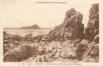 Erquy - Rochos na Ponta da Heussaye — A. W. - 8933