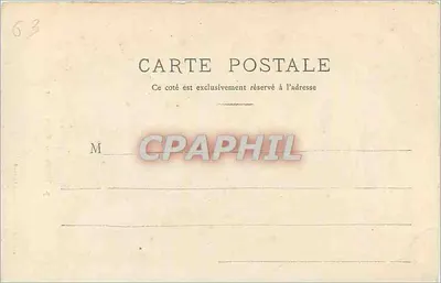 Thiers — Creux Salier — Gareol aîné, Bazar, Clermont-Ferrand — Rewers