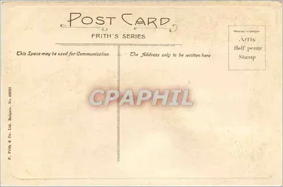 Bilhete postal antigo Oxford Addisons Walk — Verso