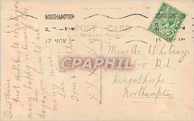 हँसती महिला - जन्मदिन की कार्ड - अज्ञात एडिटर, संख्या 970 — पीछे
