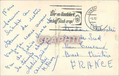 Luxembourg — vue panoramique — éditeur inconnu, n° de série non visible — Rewers