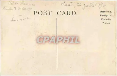 LONDRES — Le Chambres du Parlement — LL, n° 278 — Verso