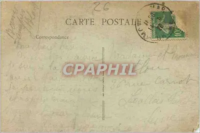 Montélimar (Drôme) — Café du Commerce — H. Courbis, Paris, n° 25 — Verso