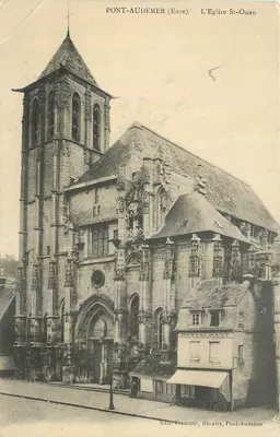 Pont-Audemer (Eure) — A Igreja de São Ouen — Édit. Francour, livreiro, Pont-Audemer
