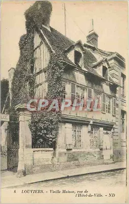 Louvières - Velha Casa, rua do Hotel-de-Ville - ND