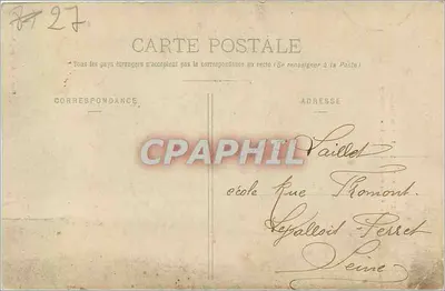 Petit-Andely - De Eiland van Gardon gezien vanuit een opening van het Kasteel van Gaillard — Achterkant