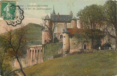 Uriage-les-Bains — o forte dos Quatro-Senhores — P.G. fot.-edit, Grenoble