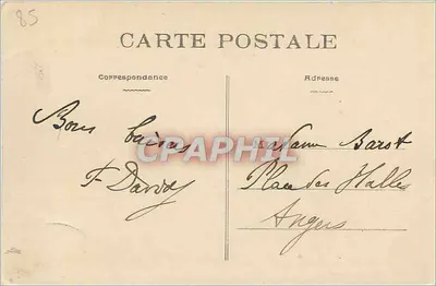 Noirmoutier (Vendée) — Las Chaize, aleja lasu — Fototypia VASSÉLLIER - Nantes — Rewers