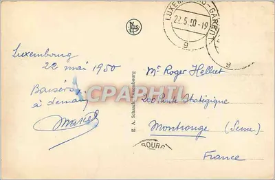 Luxemburgo — Panorama — E. A. Schrack, n° 05 — Verso