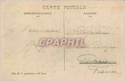 Bruxelas — Casa das Corporações — Edit. H. P. — Verso