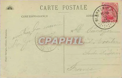 Blankenberge — A Praia — Henri Georges, Bruxelas, n°20 — Verso