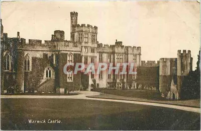 Castelo de Warwick — vista geral — série 'Tritone Art' n°1004