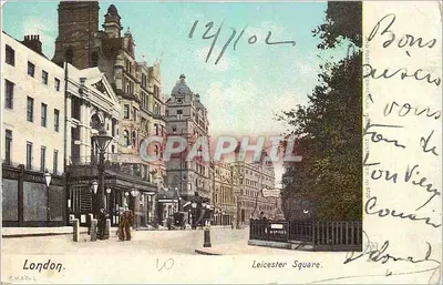 Praça Leicester — Londres — editor H.M.&Co.L. n°10
