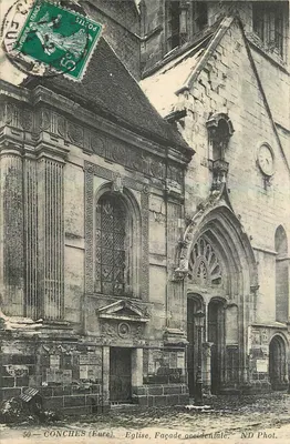 Conches (Eure) — Igreja, Fachada ocidental — ND Phot.