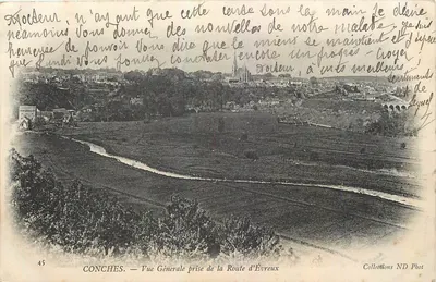 Conches — Vista Geral tirada da Estrada de Évreux — Coleções ND Phot