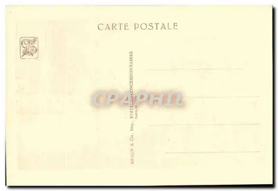 Reprodução de Mount Vernon - Casa de George Washington — Exposição Colonial Internacional, Paris 1931 — Verso