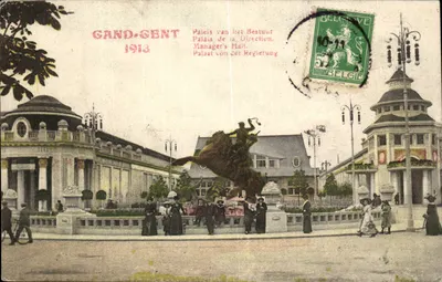 Gand-Gent — Palácio da Direção — editor P.P. n° 1913