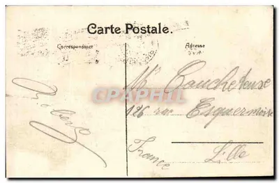 Arcos do Cinquentenário — Bruxelas — Exposição 1910 — Verso