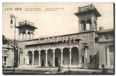 Gand 1913 — A Seção Italiana — Pavilhão Italiano