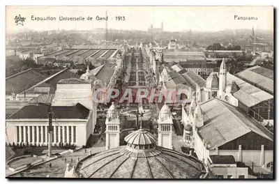 Exposição Universal de Gand - 1913 — Panorama — Editor STAR