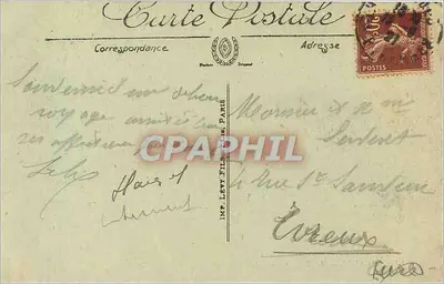 Lourdes — Bazylika — LL. — Imp. Lévy, Paryż — Rewers