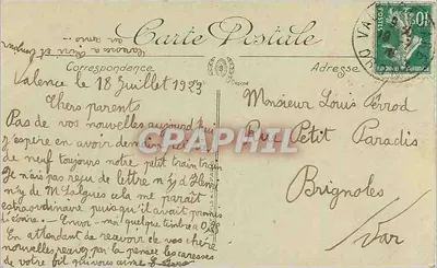 Valence — Most Crussol — LL. — N° 107 — Rewers