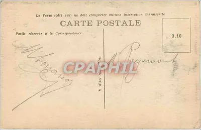 Metz — A Estação Central — E. Weber, editor Metz, n°81 — Verso