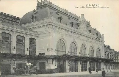 Lyon - Nova Estação dos Brotteaux — H.D. editor, n° 315