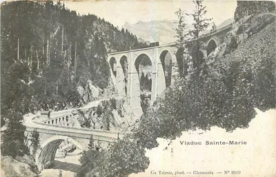 Viaduto Sainte-Marie — Chamonix — fot. Gs Tairraz — N° 2019