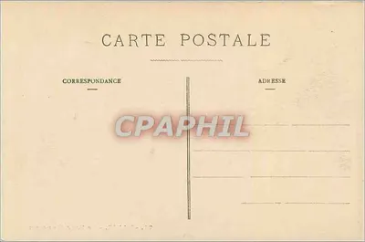 París - El Parc Monceau — vista del parque con una mujer sentada en un banco y una estatua en el fondo — n° 21 — Reverso