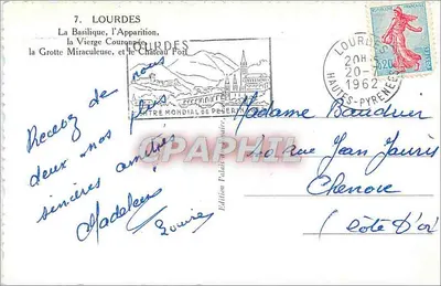 Lourdes — Miejsce pielgrzymkowe — Wydawnictwo Edlux, nr 7 — Rewers