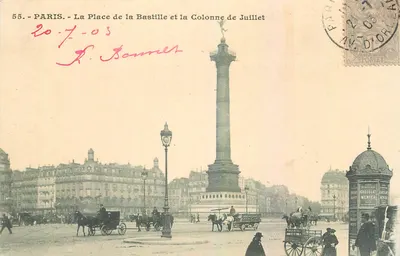 Paris - A Place de la Bastille e a Coluna de Julho — editor Dior, n° 55