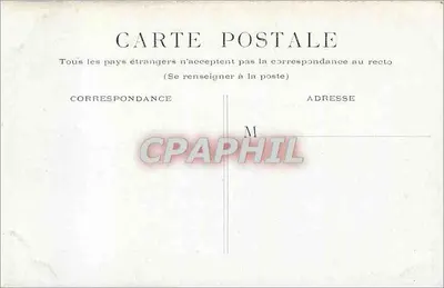 Paris - Arc du Carrousel — monumental view — unidentified publisher — Back