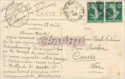BESANÇON - Most Canot i Fort Rosemont — Wycieczka do Franche-Comté — Taulet, wyd. Besançon — Rewers