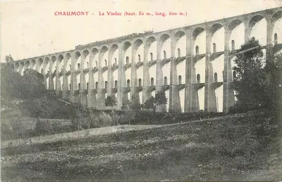 Chaumont - O Viaduto (altura. 50 m., comprimento. 600 m.) — Editor: Éd. R. B. - Número de série: 174