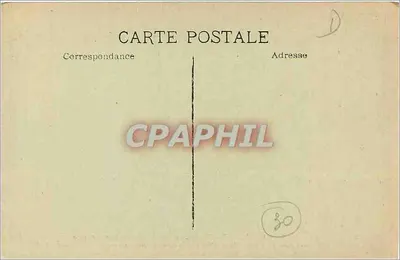 Beauchâtre — Rue Danton, canto da jetée de proteção, castelo de Montmorency no fundo — coleção L.A. — Verso
