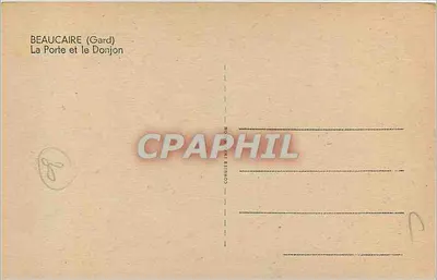 Beaumarchais (Gard) — Drzwi i wieża — wyd. Rimg — Rewers